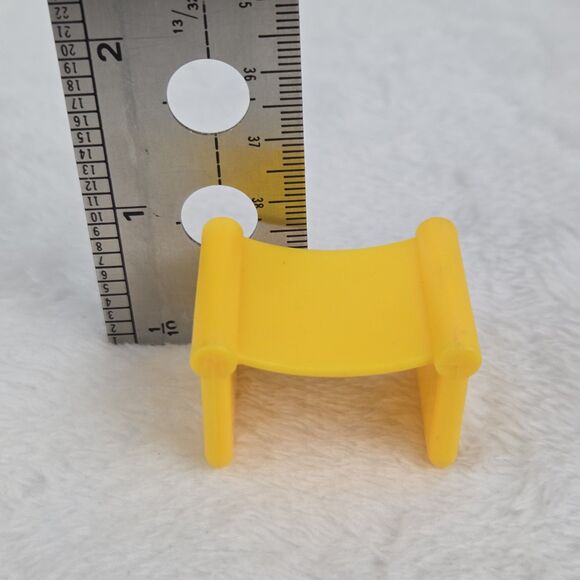 Vintage 1970s Fisher Price Little People Living Room And Bathroom Furniture Lot - Picture 16 of 16